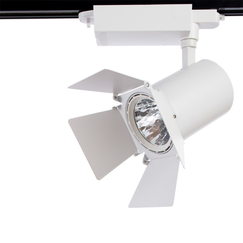 Трековый светильник Arte Lamp Track Lights A6730PL-1WH, белый, 25x23x13см, LED, 30W, 4000K, 2100Lm