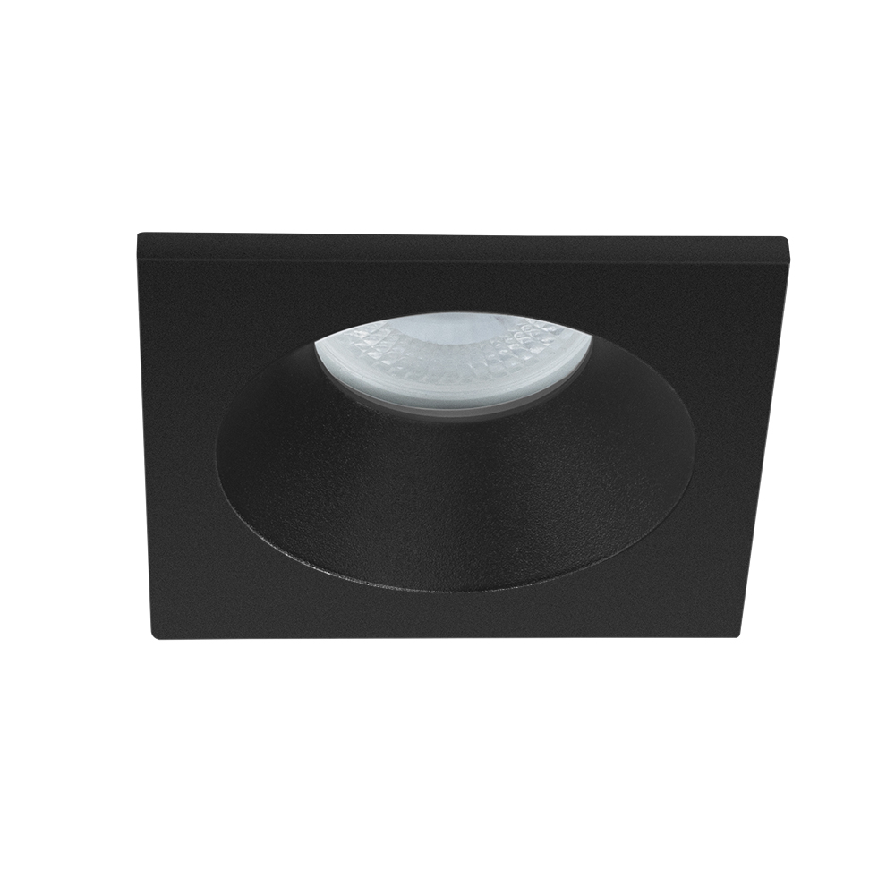 Точечный светильник 8,5*8,5*5,3 см, 1 GU10*35W,  К, Arte Lamp Helm A2868PL-1BK, Черный