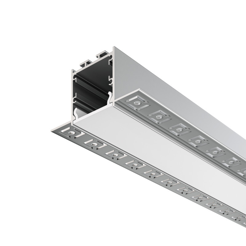 Алюминиевый профиль  Встраиваемый 2000*71,5*35 мм для светодиодной ленты Maytoni Led strip Серебро ALM-7135-S-2M