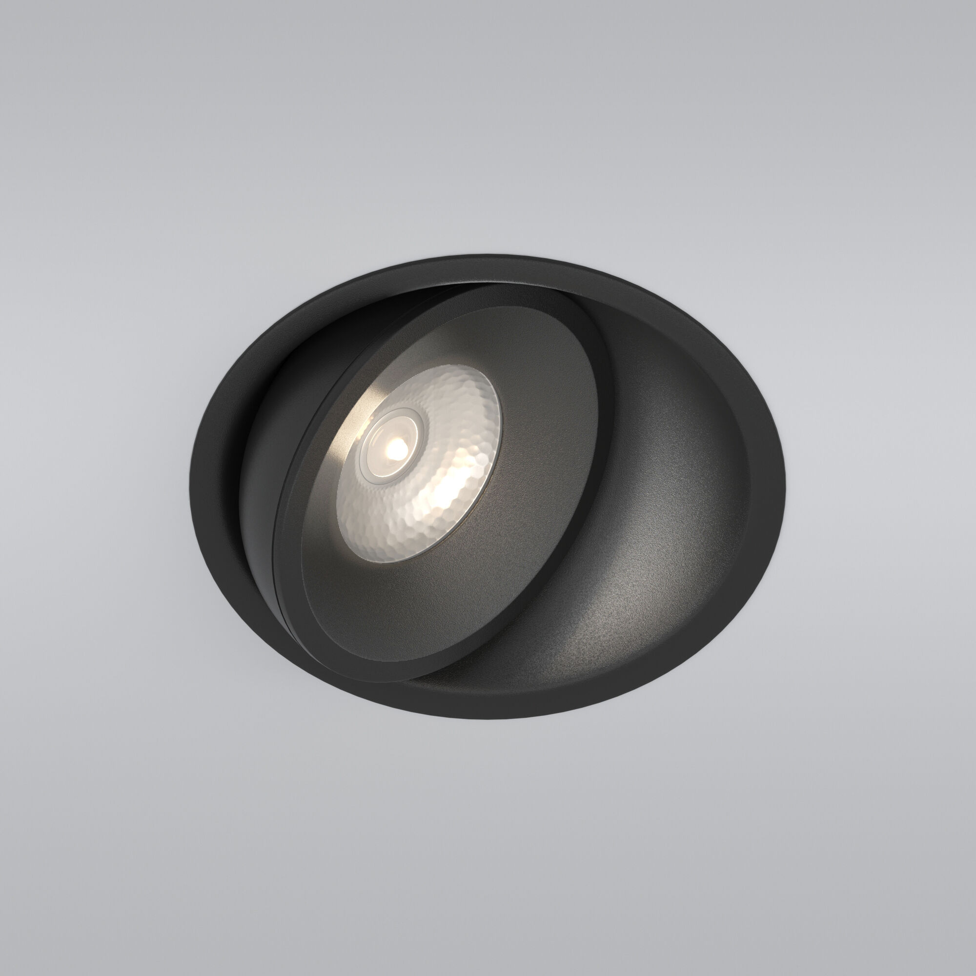 Точечный светильник LED 6W, 4200 К, 10*10*5,1 см, черный, Elektrostandard Slide 25083/LED