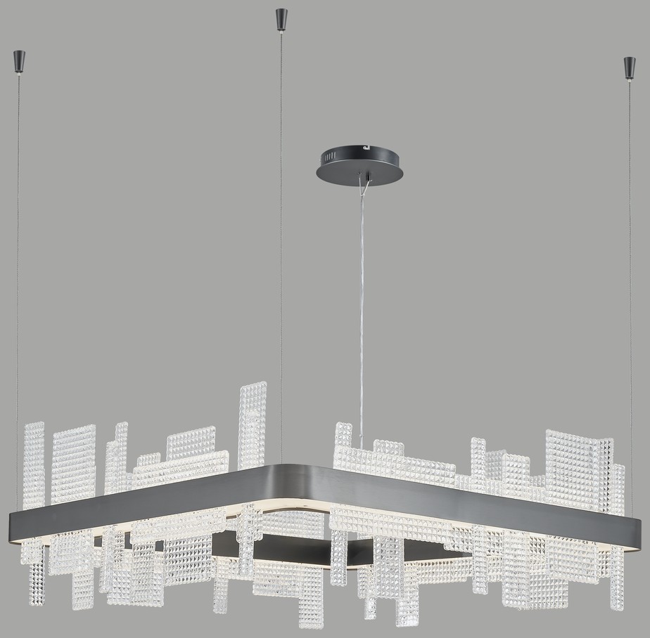 Светильник подвесной Wertmark Lotta WE461.02.023, 80*80 см, черный