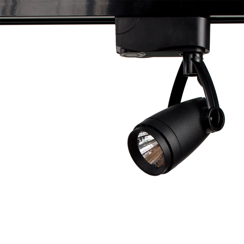 Трековый светильник Arte Lamp Track Lights A5910PL-1BK, черный, 14.3x10x5.7см, LED, 10W, 4000K, 700Lm