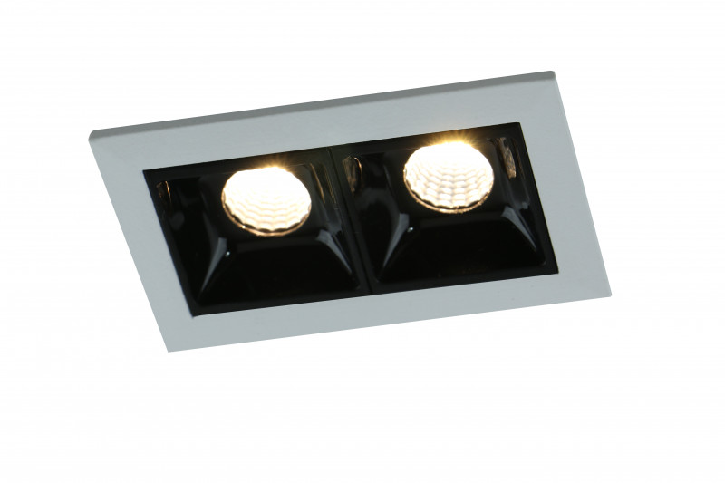 Встраиваемый светодиодный светильник Arte Lamp Grill A3153PL-2BK, черный