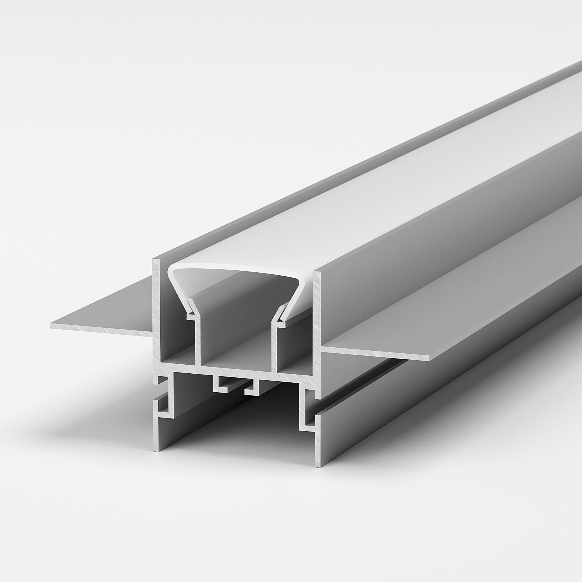 Алюминиевый профиль 2000*72.2*35.2 мм для натяжного потолка под светодиодную ленту Elektrostandard LL-2-ALP023