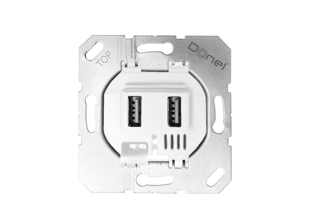 Donel USB зарядное устройство, 3.1A тип A, белый DUSB3100W
