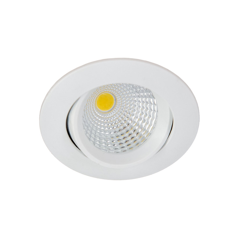 Встраиваемый светильник 8 см, 5W, 3000К Citilux CLD0055W Каппа, белый