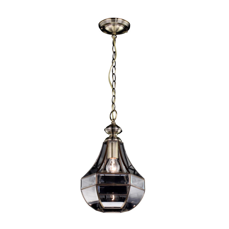 Подвесной светильник Citilux CL444110 Гера-1, диаметр 24 см, бронза