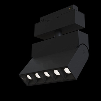 Светодиодный светильник 14 см, 11W, 3000K, Maytoni Track lamps S35  TR015-2-10W3K-B, черный трековый