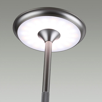 Настольная лампа 13*13*28 см, 1 LED*6W, 3000-5700 К, Odeon Light Tet-A-Tet, никель 5035/6TL