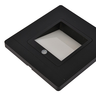 Бра Favourite Nox 4046-1W, D30*W86*H86, настенный светильник, каркас черного цвета, включение датчика движения от 1 метра и ближе