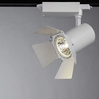 Трековый светильник Arte Lamp Track Lights A6730PL-1WH, белый, 25x23x13см, LED, 30W, 4000K, 2100Lm