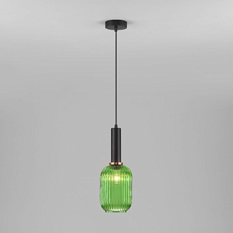 Подвесной светильник 14 см Eurosvet Bravo 50181/1 зеленый