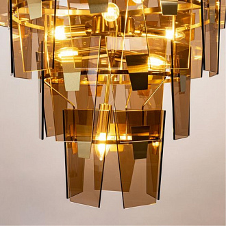 Светильник подвесной 66*61 см, 11*E14 полированная медь Arte lamp Sophia A4066LM-11PB