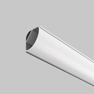 Алюминиевый профиль  Накладной 2000*29,1*29,1 мм для светодиодной ленты Maytoni Led strip Серебро ALM-3030B-S-2M