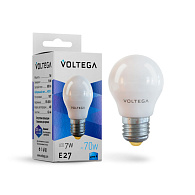 7053 Лампа светодиодная  Voltega Simple 7W 650Lm 4000K E27