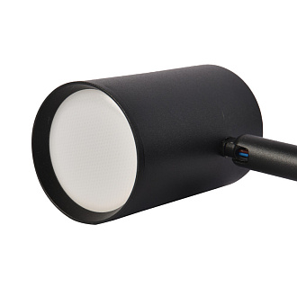 Потолочный светильник Favourite Imago 4023-3U, L2010*W53*H145, каркас черного цвета, в комплект трековой системы входят: 3 спота, шинопровод (2х1м) и коннектор, угол поворота до 170°, лампу GU10 можно менять