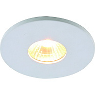 Встраиваемый светильник Divinare Simplex  1855/03 PL-1, диаметр 10 см, белый