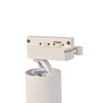Потолочный светильник Favourite Imago 4017-3U, L2010*W56*H159, каркас белого цвета, в комплект трековой системы входят: 3 спота, шинопровод (2х1м) и коннектор, угол поворота до 75°, лампу GU10 можно менять