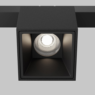 Светильник 19,3*5,3*9,6 см, LED, 7W, Maytoni Technical Alfa S TR133-4-7W-DS-B черный, 3000-6000K, 50°, Dim