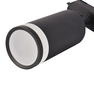 Потолочный светильник Favourite Imago 4030-3U, L2010*W50*H188, каркас черного цвета, в комплект трековой системы входят: 3 спота, шинопровод (2х1м) и коннектор, угол поворота до 90°