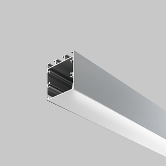Алюминиевый профиль  Накладной 2000*35*35 мм для светодиодной ленты Maytoni Led strip Серебро ALM-3535B-S-2M