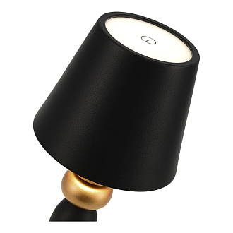 Прикроватная лампа 11*29,4 см, 1*LED*3W 3000-6000K ST LUCE Ease SL1011.414.01 черный, золотистый