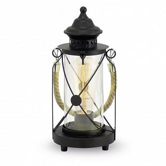 Настольная лампа  Eglo PROMO  Vintage 49283, черный