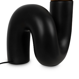Настольная лампа 39 см, Freya Slide FR5283TL-01R, черный