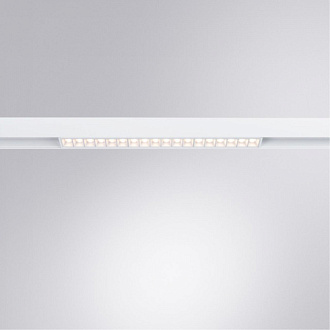 Трековый светильник 33,1*2,2 см, 1*LED*18W, 4000К, Arte lamp Linea Белый A4665PL-1WH