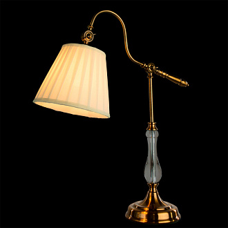 Декоративная настольная лампа Arte lamp Seville A1509LT-1PB  полированная медь