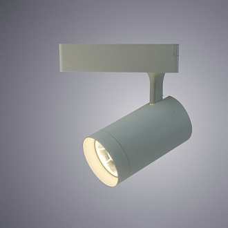 Трековый светильник Arte Lamp Soffitto A1720PL-1WH, белый, 20x11x8см, LED, 20W, 4000K, 1600Lm