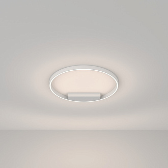 Накладной светильник 60*60*3,5 см, LED, 35W, 4000К, Maytoni Rim MOD058CL-L35WK белый