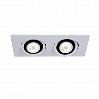 Врезной светильник Favourite Cardine 2417-2U, L230*W120*H35, cutout:L190*W95, белый