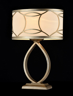 Настольная декорированная лампа H310-11-G Maytoni FIBI, кварцевое золото