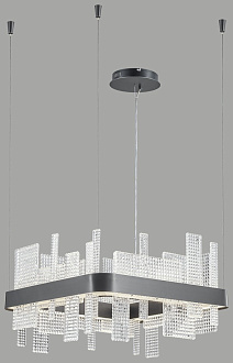 Светильник подвесной Wertmark Lotta WE461.01.023, 50*50 см, черный