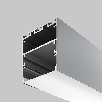 Алюминиевый профиль  Накладной 2000*50*50 мм для светодиодной ленты Maytoni Led strip Серебро ALM-5050-S-2M