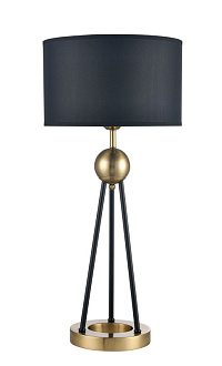 Настольная лампа  30*64 см, 1*E27 латунь, черный Vele Luce Saturno VL5764N01