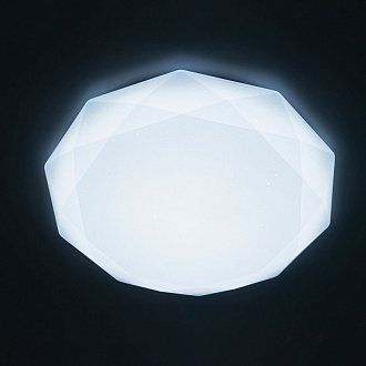 Светильник 56 см, 90W, 3000-5500K с пультом Citilux Астрон CL733900G, белый