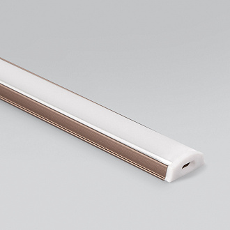Гибкий алюминиевый профиль 2000*15*6,4 мм латунь/белый для светодиодной ленты LL-2-ALP012 Elektrostandard