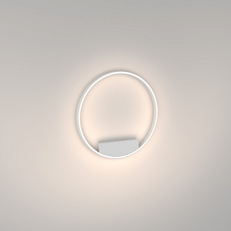 Накладной светильник 60*60*3,5 см, LED, 35W, 4000К, Maytoni Rim MOD058CL-L35WK белый