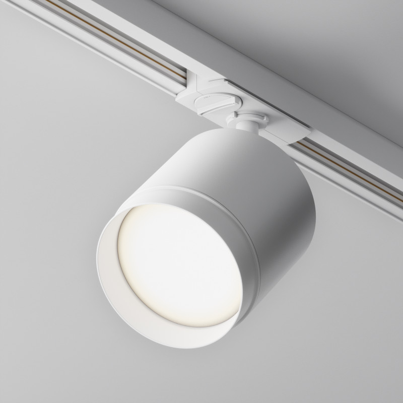 Трековый светильник 8,2*14,8 см, 1 GX53*15W Polar TR088-1-GX53-W Maytoni Single phase track system Unity, Белый