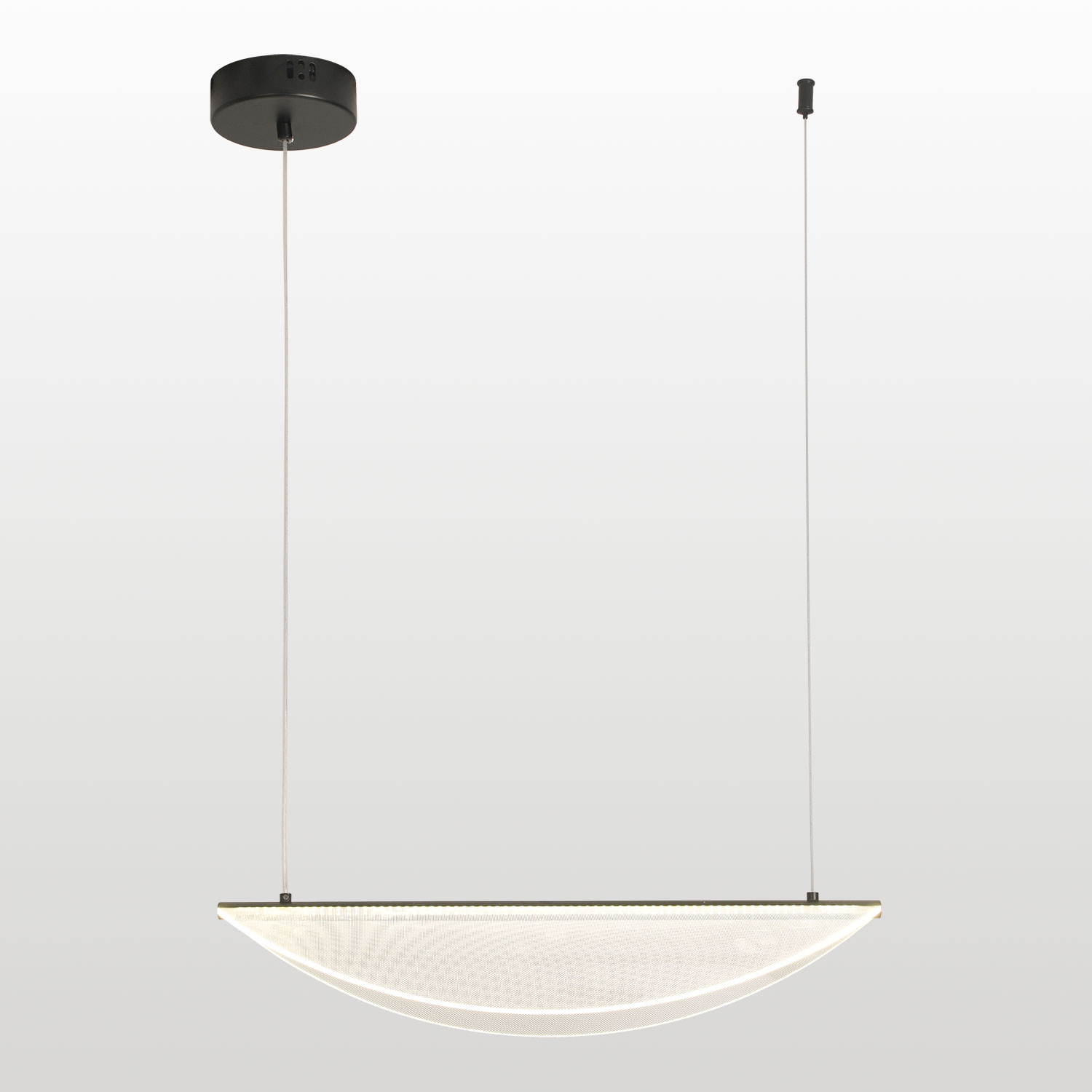Линейно-подвесной светильник 50*35-150 см, 1*LED, 13W, 4000K, Lussole Calvert LSP-7366, черный
