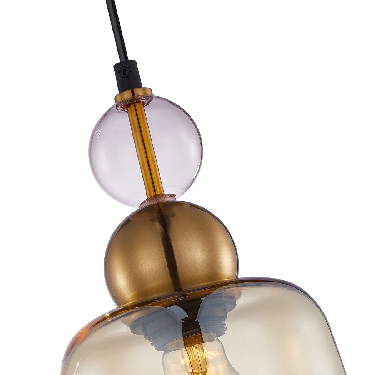 Подвесной светильник 16 см, F-Promo Vinglas 4341-1P, латунь
