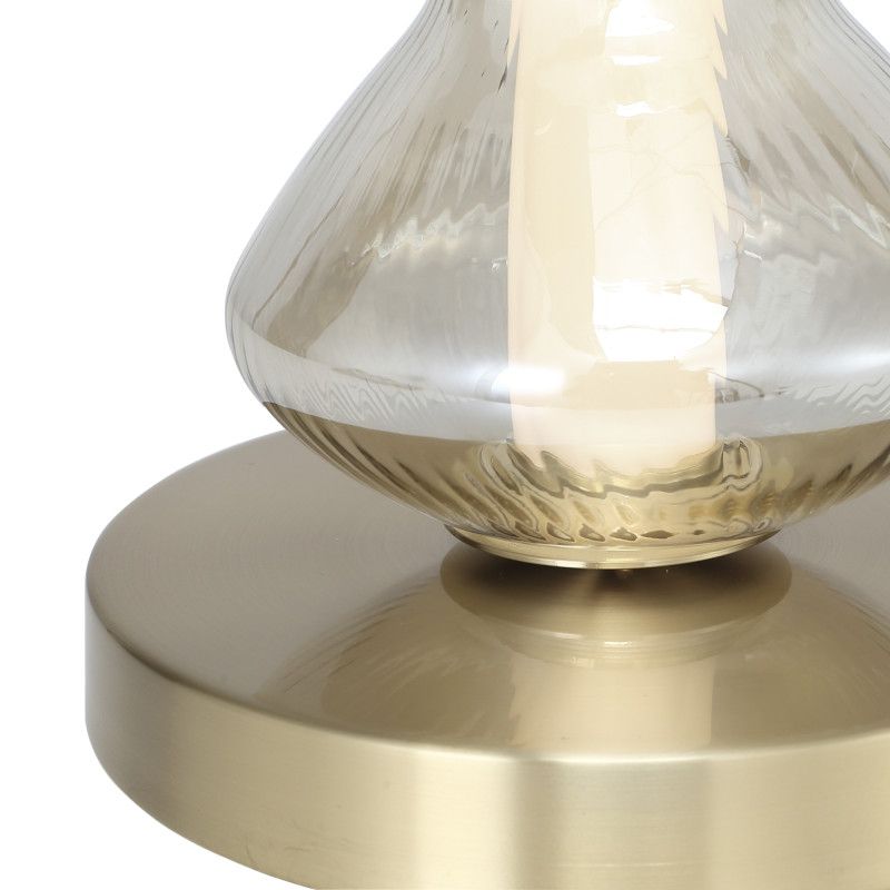 Настольная лампа *18*-45 см, 1*LED, 12W, 3000K, ST-Luce Spine SL6136.214.01, золотой