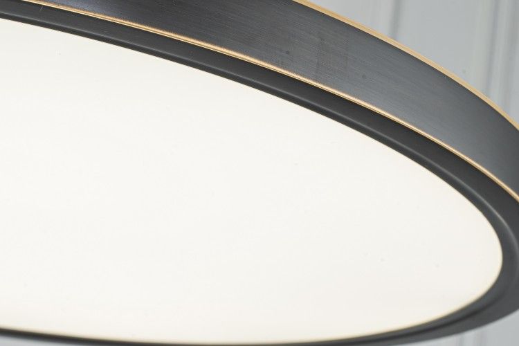 Светильник 50-2,5 см, 1*LED*48W, 3000K, Belfast Glenmore 8088-5H BL, Черный