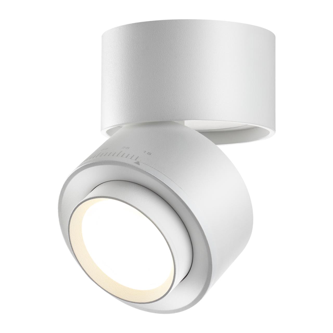 Светильник 8 см, 18W, 4000K, Novotech Eddy 358947, белый