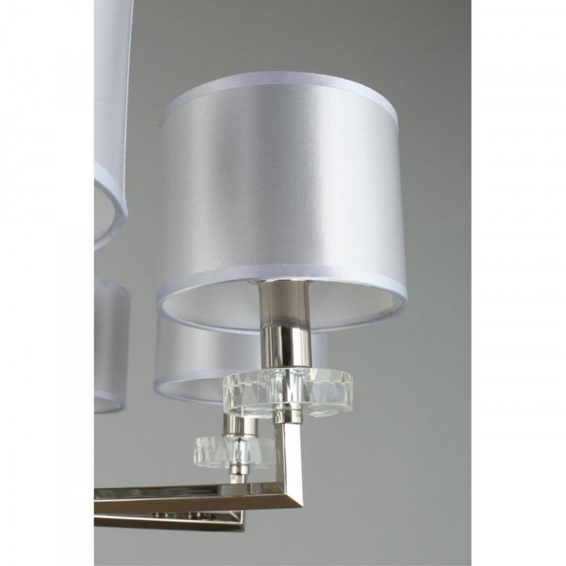 Подвесная люстра 78*65-140 см, 8*E14, 40W, Aployt Emelin APL.752.03.08, хром