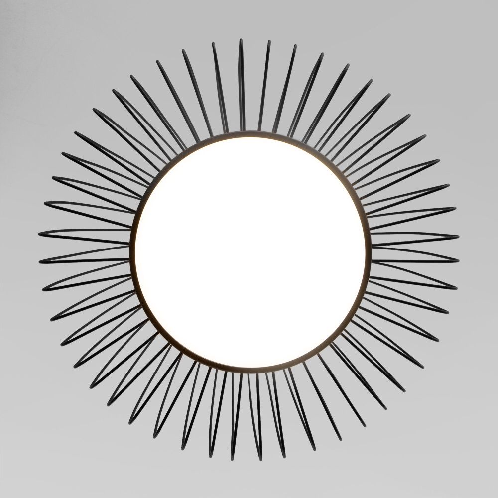 Подвесной светильник 45*45*60-160 см, LED*39W, 4000K, Eurosvet Comodita 40010/1 LED, черный, a069296