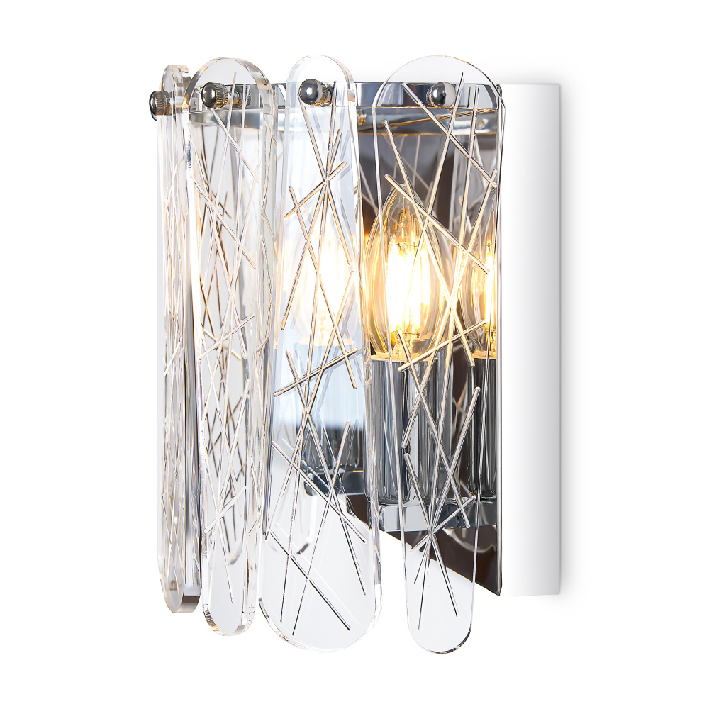 Бра 13,3*21,5-23 см, 2*E14*60W Freya Surface FR2048WL-02CH, Хром