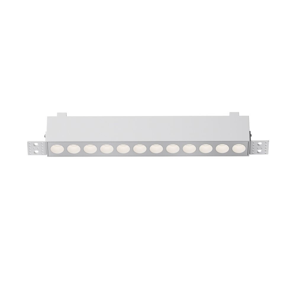 Встраиваемый светильник  DL065-20W3-6K-TRS-W 30,3*2,95*-6 см, *LED*20W, 6000K, Maytoni technical Points DL065-20W3-6K-TRS-W, Белый